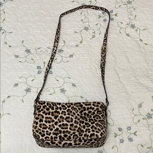NWOT Leopard Print Shoulder Bag